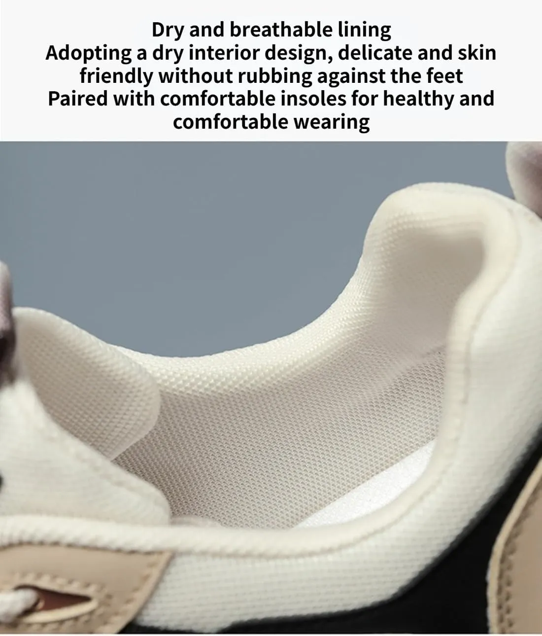 Men's Korean Style Comfortable Tennis Breathable Mesh Color Blocking Trend Non Slip Running Sneakers