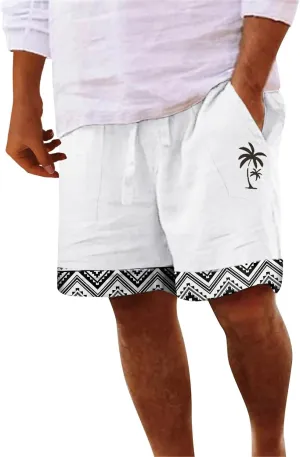 Men's Shorts 5 Minute Pants Solid Color Beach Sports Fitness Shorts Men's Cotton Shorts Mens Quick Dry Big and Tall