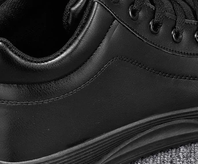 Men's Solid Color Fashion Sneakers Running Shoes Casual Slip on Walking Tennis Gym Sneakers/Skateboard Shoes