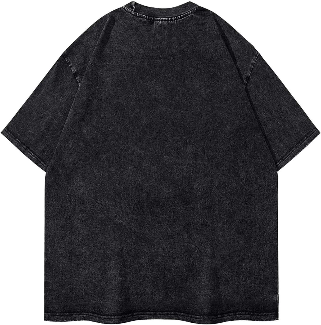 Men's Vintage Oversized Fashion Drop Shoulder T-Shirt Loose Tees Top