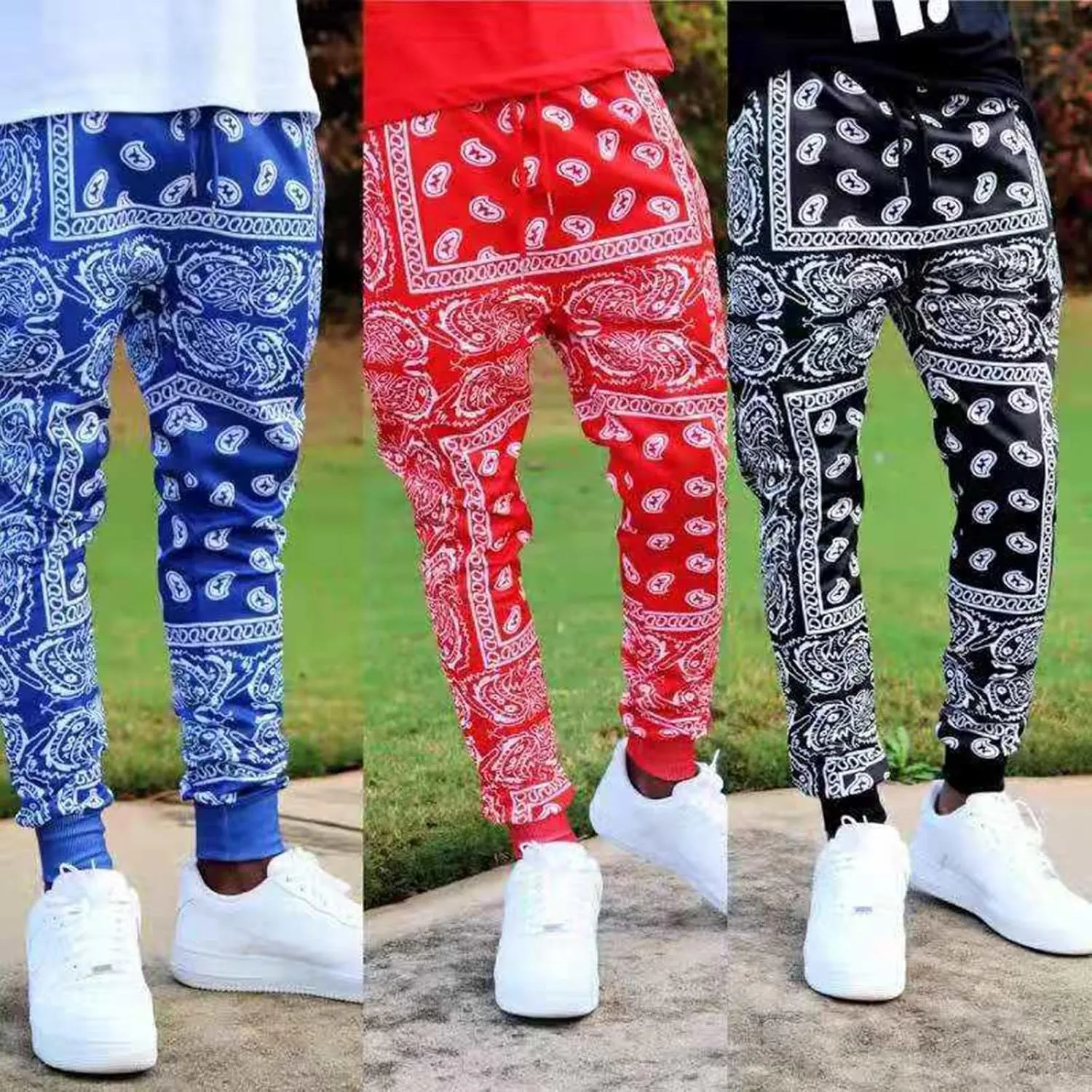 MIDOO Cargo Pants Men Casual Drawstring Chino Cargo Pants Lightweight Pants Outdoor Twill Track Jogging Sweatpants Pants