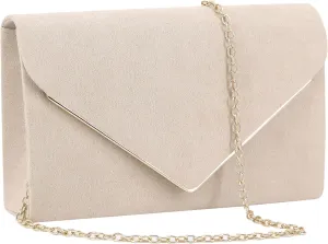 Naimo Flap Dazzling Small Clutch Bag Evening Bag With Detachable Chain