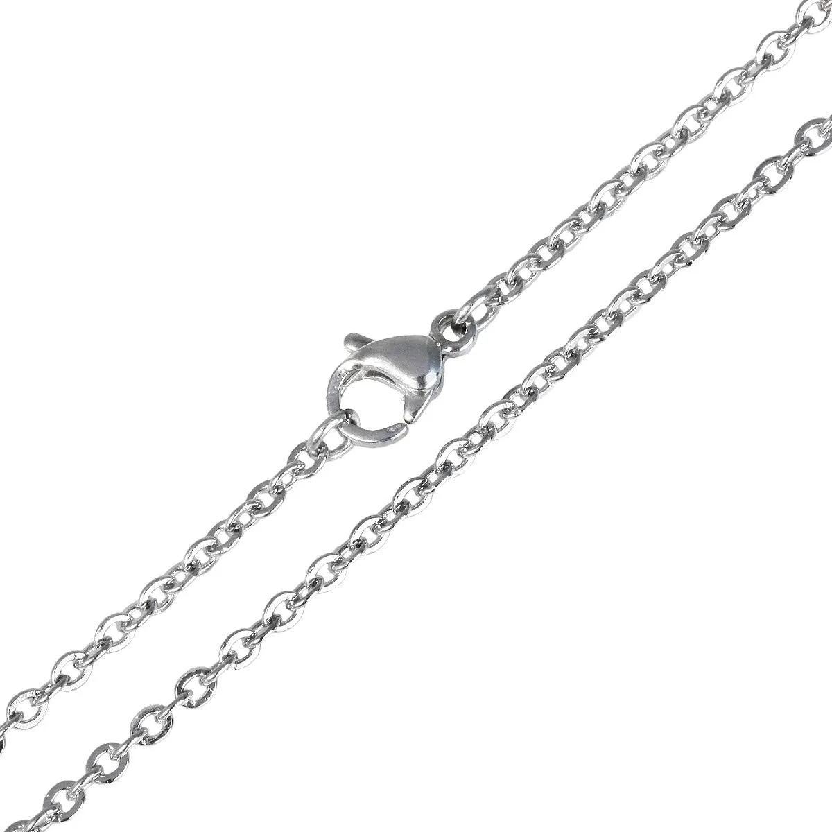 Nupuyai Natural Sea Shell Pendant Necklace for Women and Men, Crescent Moon Pendant with Chain