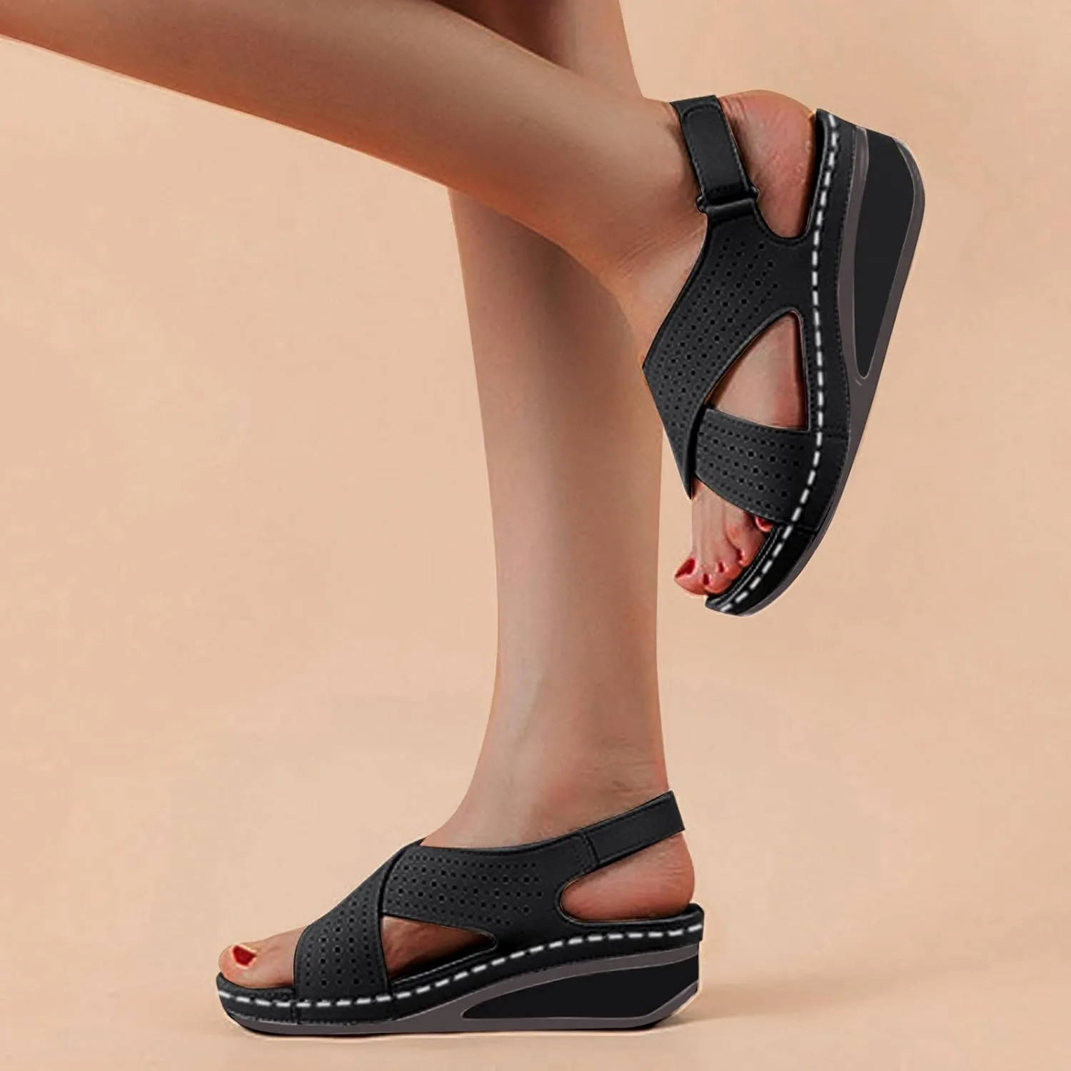 Orthopedic Dress Shoes for Women Medium Width Arch Support Sandals for Women Walking Cute Orthopedic Sandals for Women Casual Summer Sandals Yellow Orthopedic Flip Flops Womens Strappy Sandals Heels