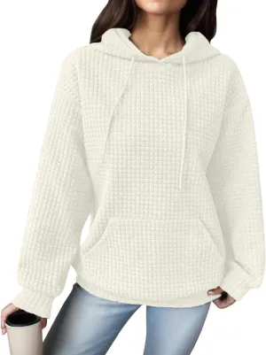 Oversized Hoodie for Women Womens Hoodie with Loose Pullover Long Sleeve Spliced with String Pockets