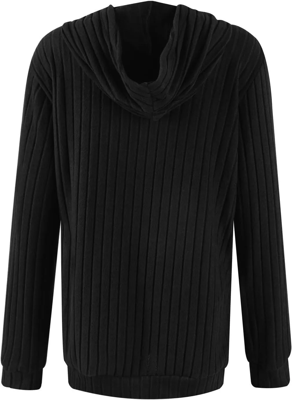 Oversized Hoodies for Women Comfy Long Sleeve Shirts Kangaroo Pocket Pullover Sweatshirts Ribbed Knit Tunic Sweaters