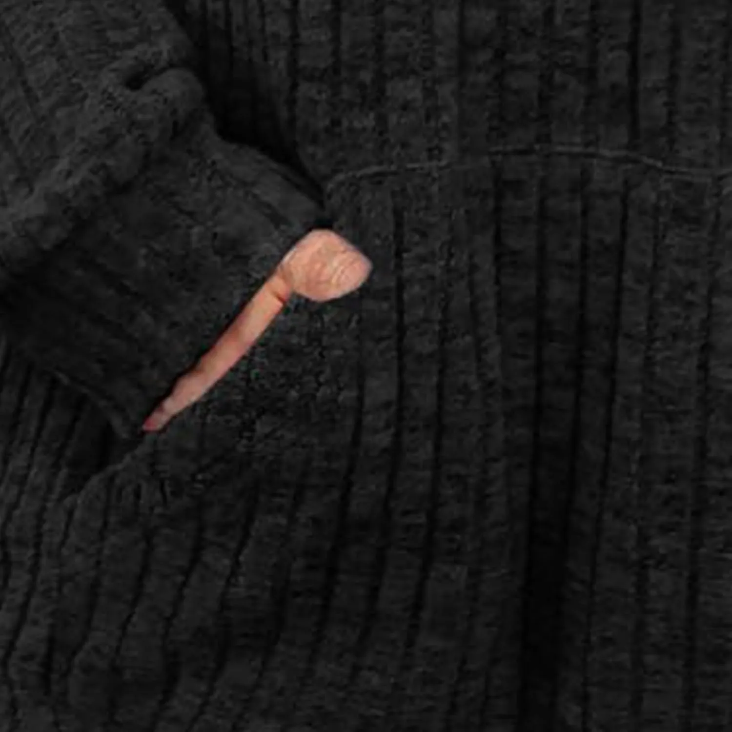 Oversized Hoodies for Women Comfy Long Sleeve Shirts Kangaroo Pocket Pullover Sweatshirts Ribbed Knit Tunic Sweaters