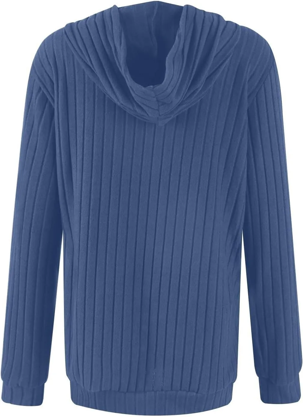 Oversized Hoodies for Women Comfy Long Sleeve Shirts Kangaroo Pocket Pullover Sweatshirts Ribbed Knit Tunic Sweaters