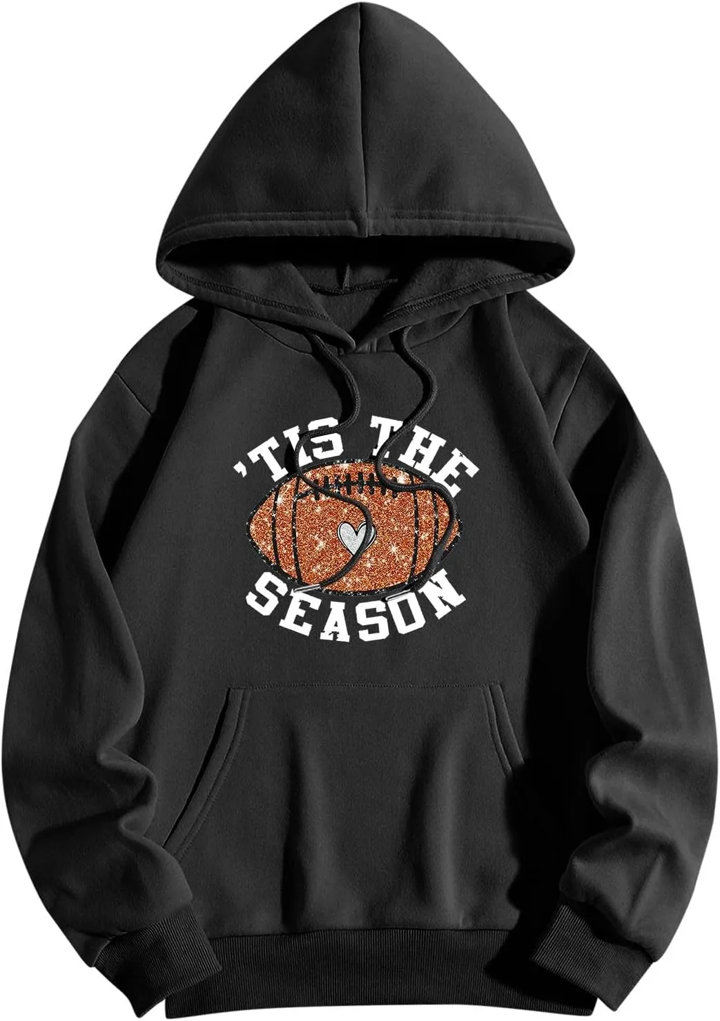 Oversized Hoodies For Women Pullover Casual Long Sleeve Drawstring Pullover With Pocket Cute Print Hoodie