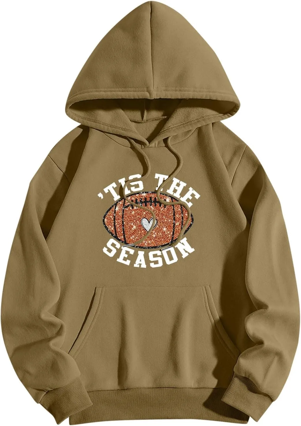 Oversized Hoodies For Women Pullover Casual Long Sleeve Drawstring Pullover With Pocket Cute Print Hoodie