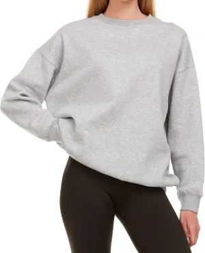 Oversized Sweatshirt for Women  Crewneck Fleece Pullover Soft Trendy Sweatshirt