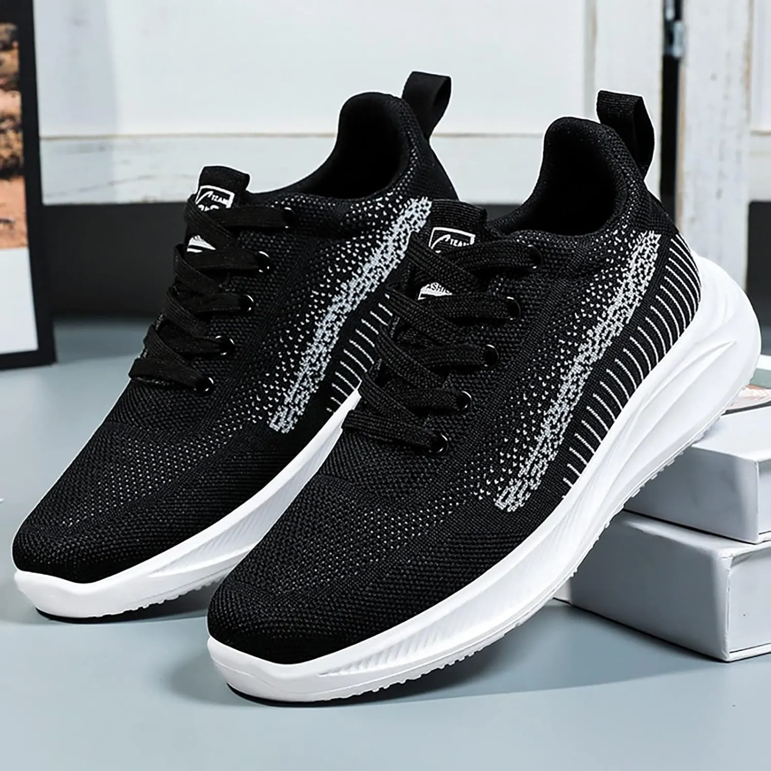 Platform Sneakers for Women High Top Walking Shoes Women Flat Feet Arch Support Wide Nursing Shoes Women Wide Toe Box Shoes Women Sneakers Zapatos De Trabajo para Mujer Antideslizante E Impermeables