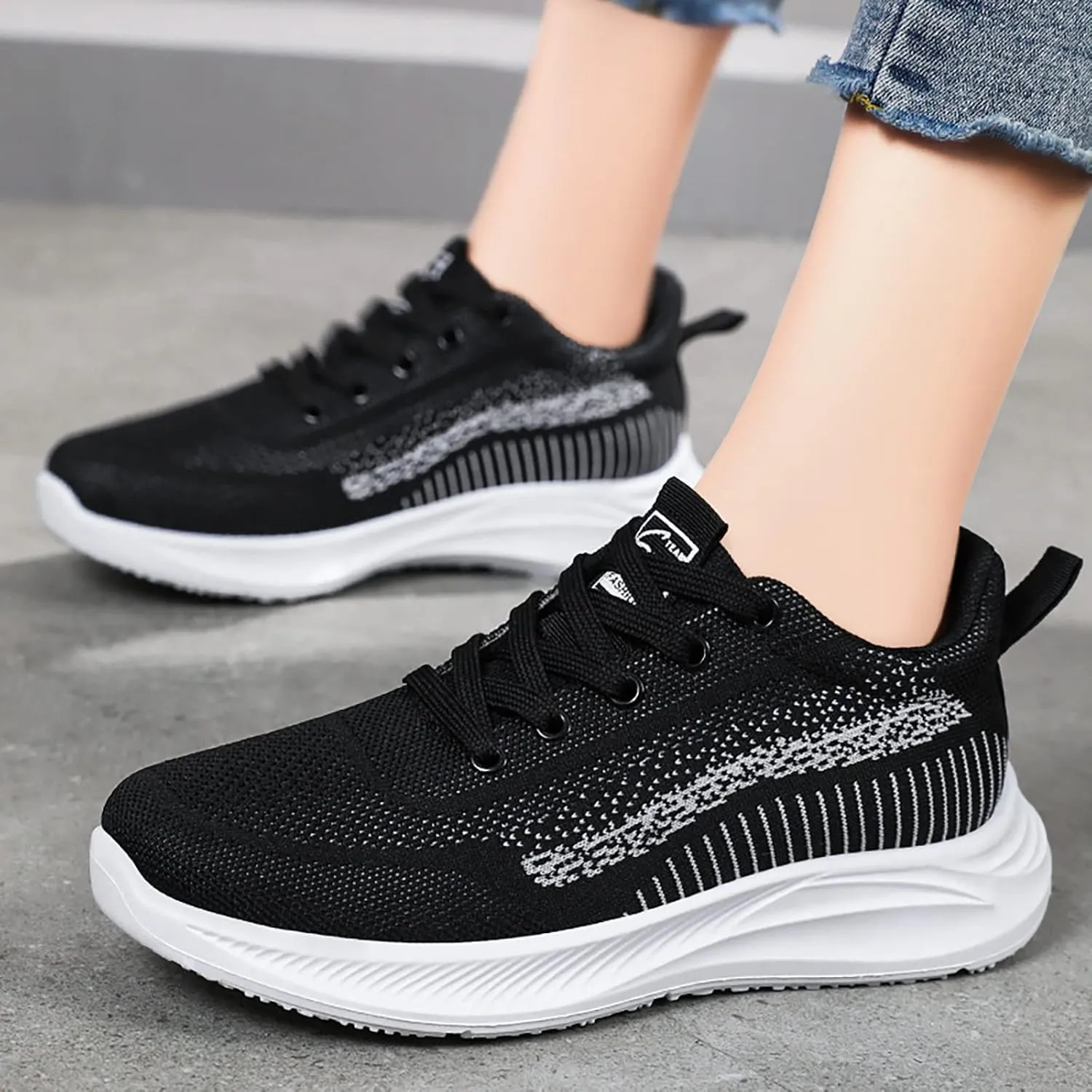 Platform Sneakers for Women High Top Walking Shoes Women Flat Feet Arch Support Wide Nursing Shoes Women Wide Toe Box Shoes Women Sneakers Zapatos De Trabajo para Mujer Antideslizante E Impermeables