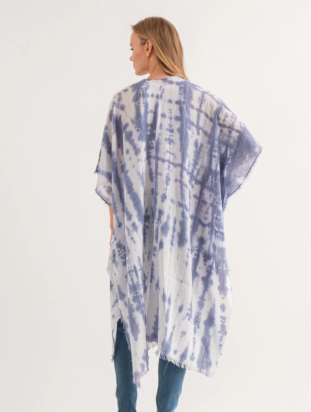 RAJ CAROL INDIGO KIMONO