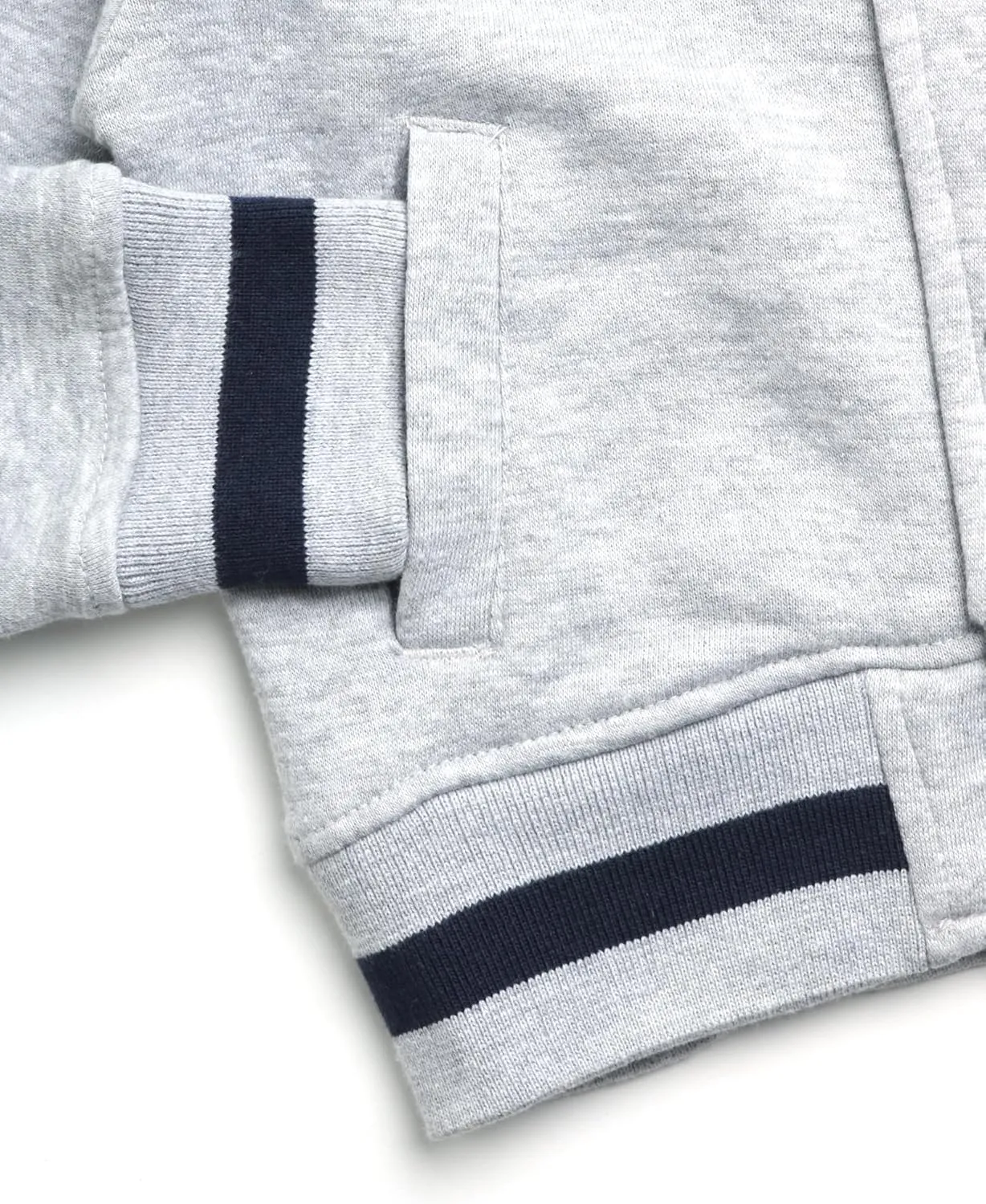Reebok Boys' Pants Set - 2 Piece Fleece Varsity Jacket and Jogger Sweatpants - Sweatshirt and Pants Outfit for Toddlers, 2T-7