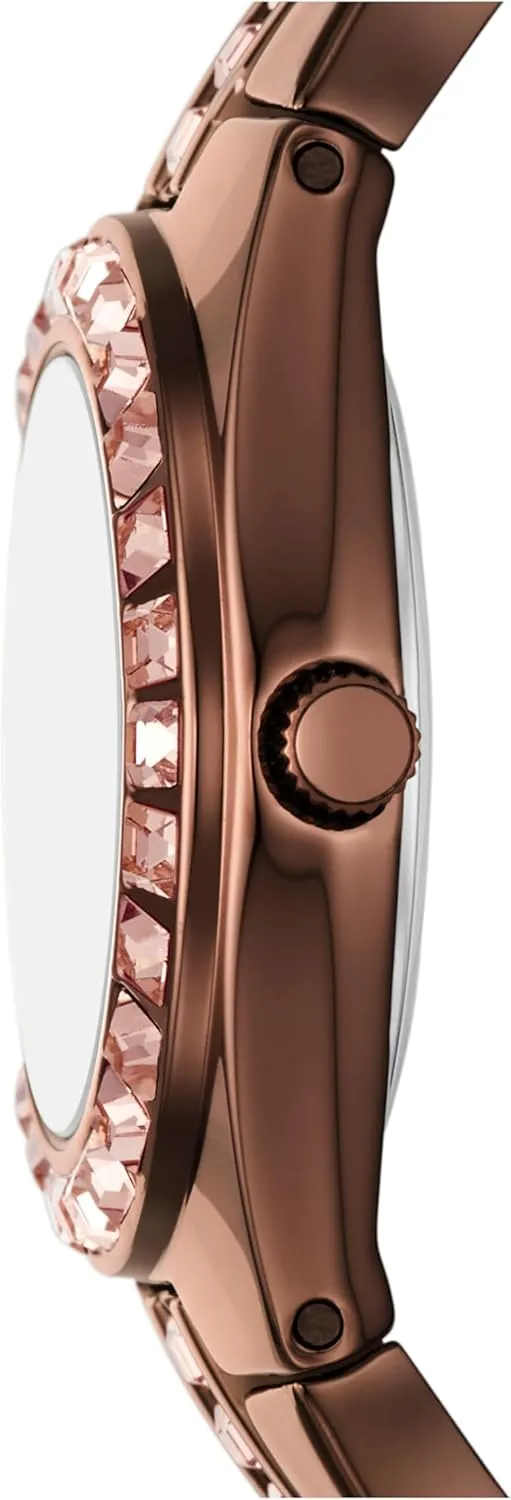 RELIC by Fossil Women's Queen's Court Three-Hand Date Silver and Gold Two-Tone Stainless Steel Bracelet Dress Watch (Model: ZR11775)