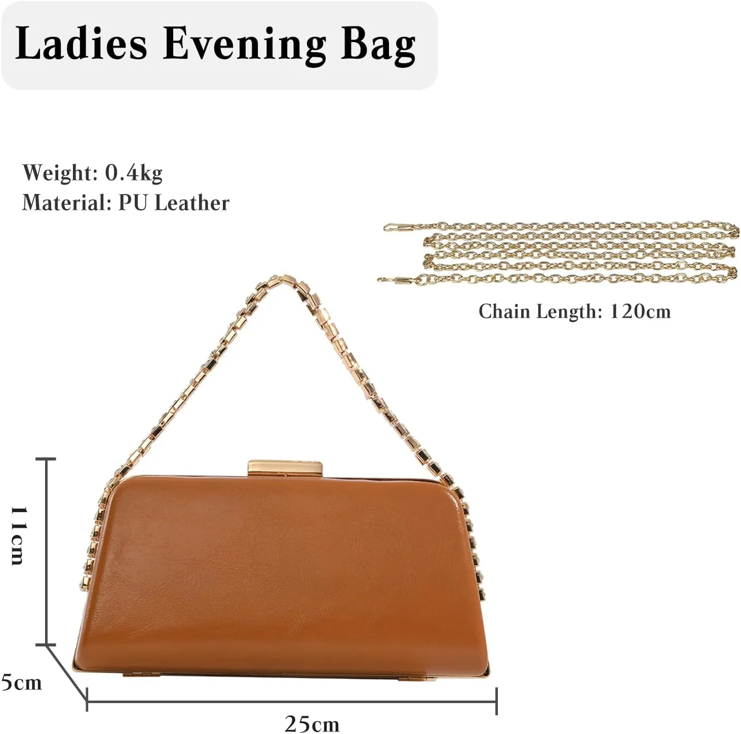 Rhinestone Clutch Bag Sparkly Evening Bag for Women Bridal Wedding Purse Glitter Shoulder Bag Crystal Crossbody Bag