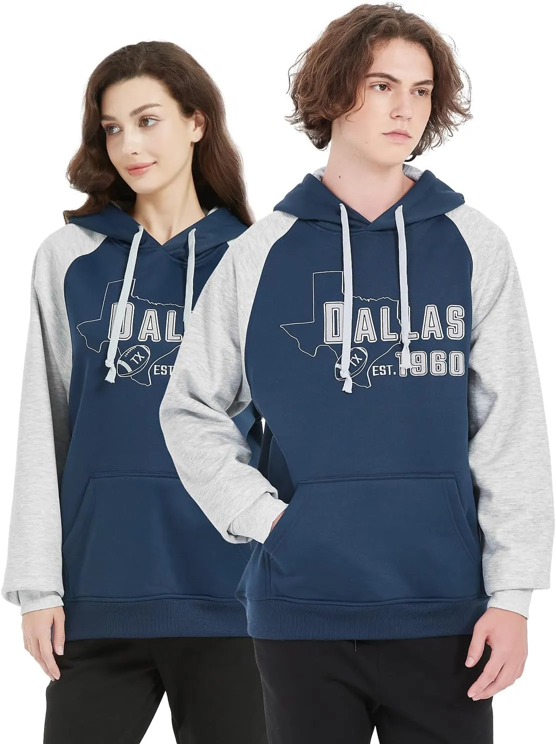 RZUO Men Women Unisex City Classic Football Embroidery Sweatshirt Jersey Apparel Pullover Hoodie