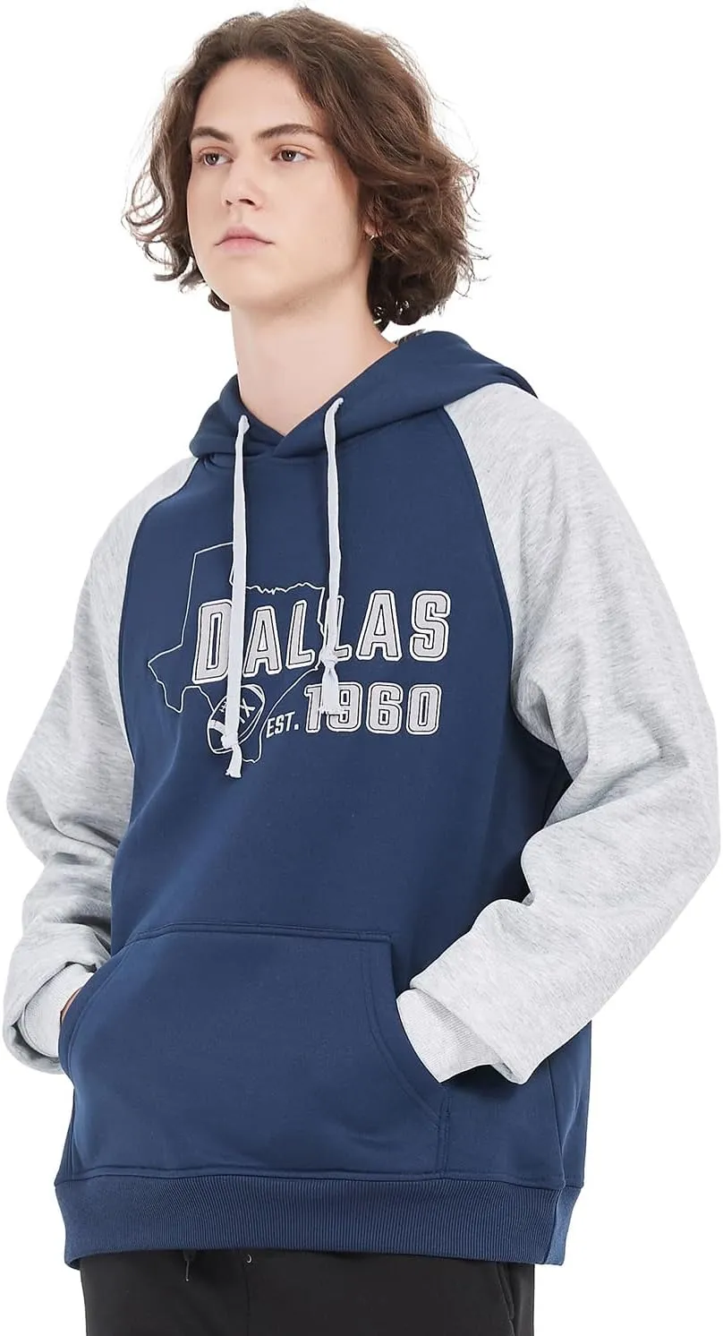RZUO Men Women Unisex City Classic Football Embroidery Sweatshirt Jersey Apparel Pullover Hoodie