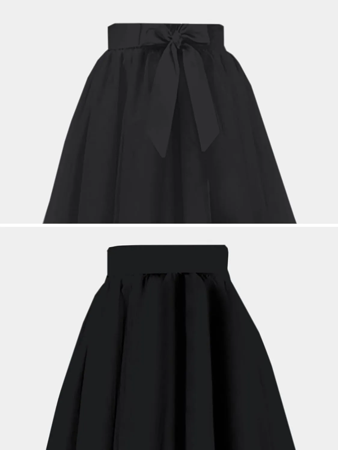 SANGTREE Women's Chiffon Skirt Flowy Floral Midi Maxi Elastic Pleated High Waist Swing Printed Belted Skirt