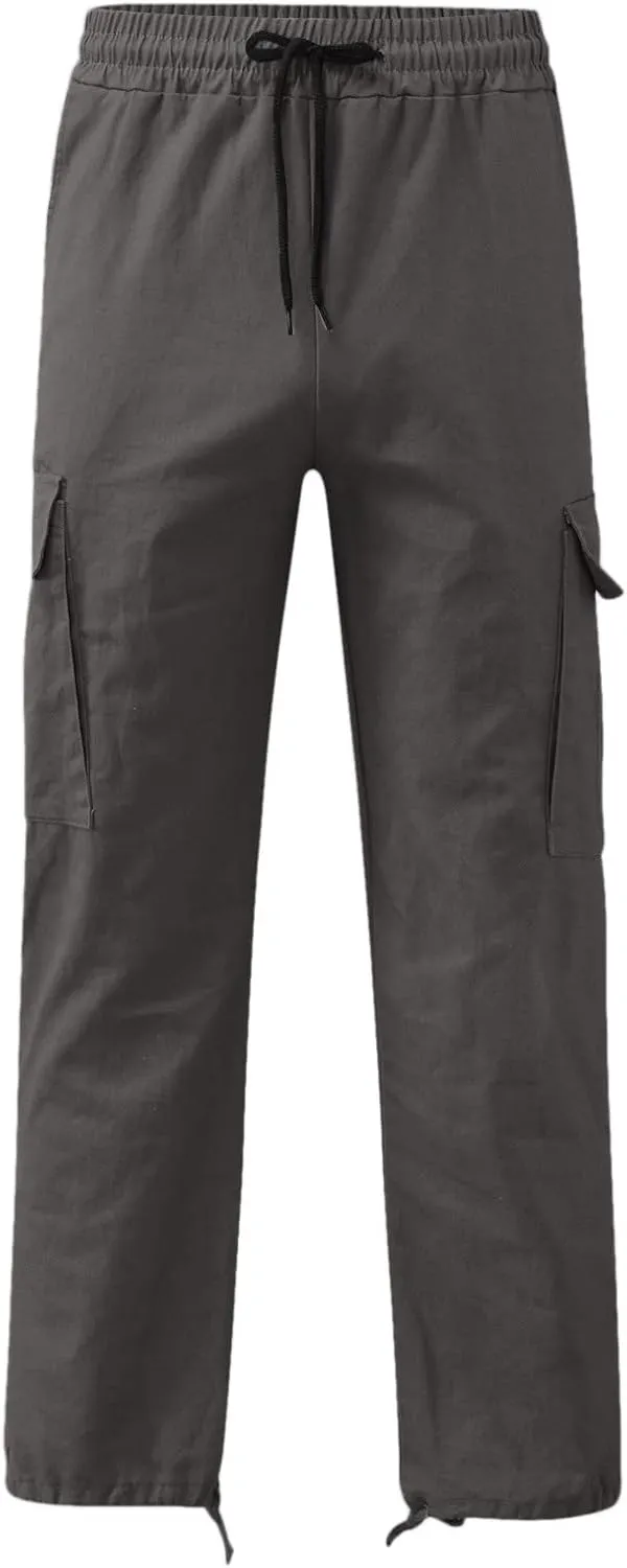 sdbrld Mens Cargo Pants Slim Fit Work Pants For Men Heavy Duty Men's Joggers Chino Cargo Pants Hiking Outdoor Recreation Pants Twill Fitness Track Jogging Pants Casual Cotton Pants