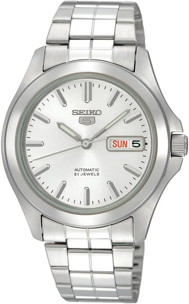 Seiko Men's SNKK87 Two Tone Stainless Steel Analog with White Dial Watch