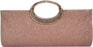 Sequin Evening Bag for Women Rhinestone Clutch Bag Sparkly Crystal Handbag Bridal Wedding Purse Glitter Shoulder Bag