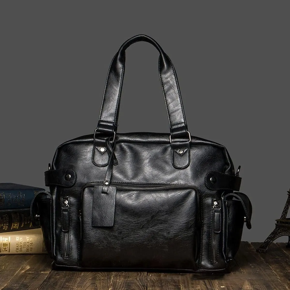Shoulder Bags, Messenger Bags, Casual Bags,Men's Briefcase Laptop Bag Business Briefcase (Color : Black, Size : 27 * 43 * 15cm)