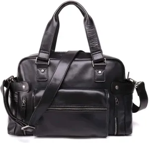 Shoulder Bags, Messenger Bags, Casual Bags,Men's Briefcase Laptop Bag Business Briefcase (Color : Black, Size : 27 * 43 * 15cm)