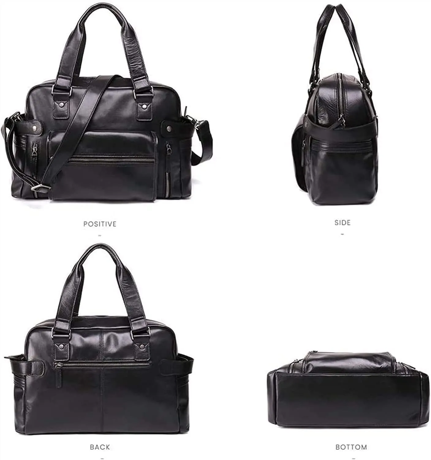 Shoulder Bags, Messenger Bags, Casual Bags,Men's Briefcase Laptop Bag Business Briefcase (Color : Black, Size : 27 * 43 * 15cm)