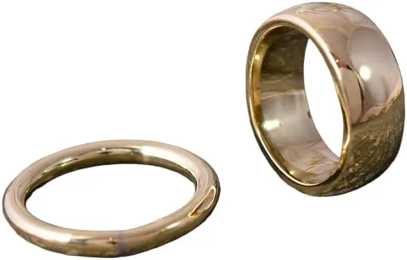 Simple Brass Ring, Solid Brass Ring, Midi Finger Ring Band, Handmade Brass Band, Statement Ring, Wedding Ring Band, Ring For Her