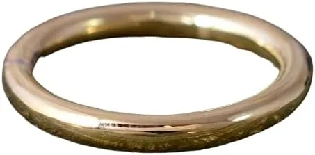 Simple Brass Ring, Solid Brass Ring, Midi Finger Ring Band, Handmade Brass Band, Statement Ring, Wedding Ring Band, Ring For Her