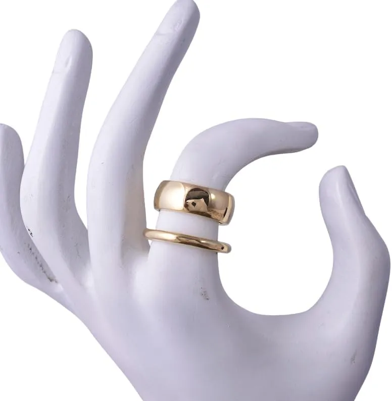 Simple Brass Ring, Solid Brass Ring, Midi Finger Ring Band, Handmade Brass Band, Statement Ring, Wedding Ring Band, Ring For Her