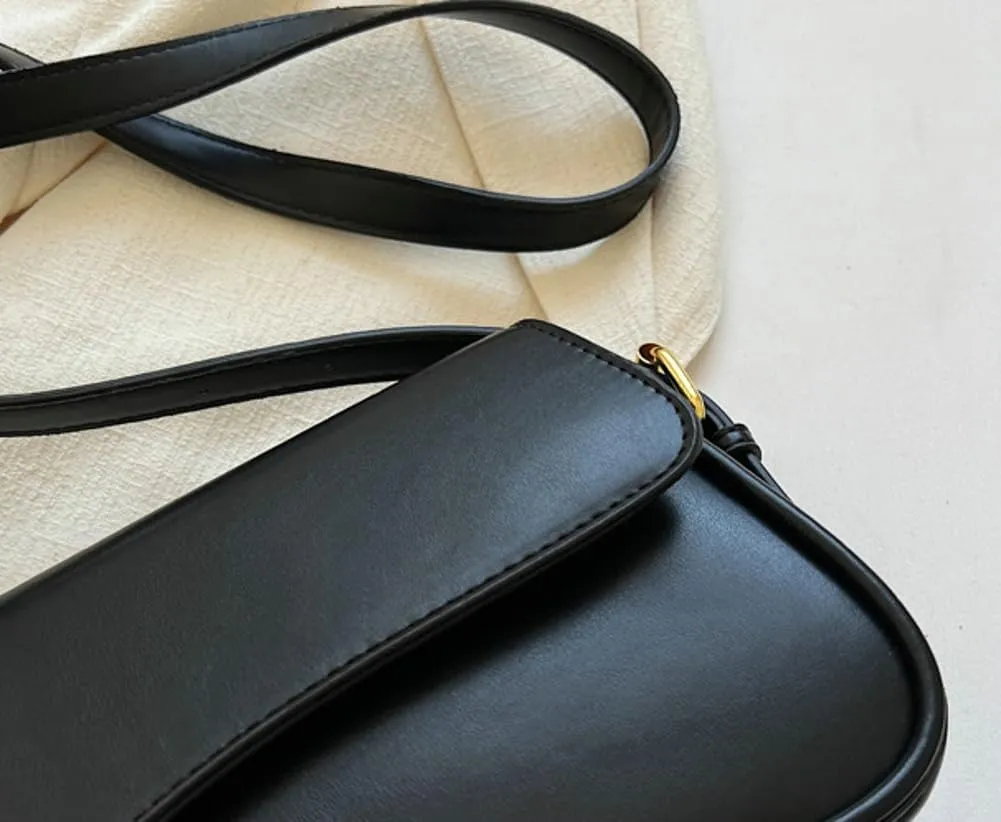 Small Shoulder Bags for Women, Crossbody Purses, Retro Artificial Leather Tote Handbag, Clutch Hobo Purse with Zipper