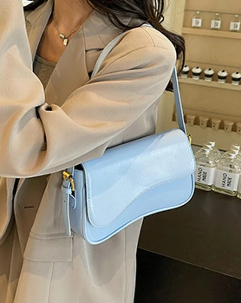 Small Shoulder Bags for Women, Crossbody Purses, Retro Artificial Leather Tote Handbag, Clutch Hobo Purse with Zipper