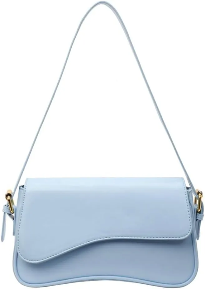 Small Shoulder Bags for Women, Crossbody Purses, Retro Artificial Leather Tote Handbag, Clutch Hobo Purse with Zipper