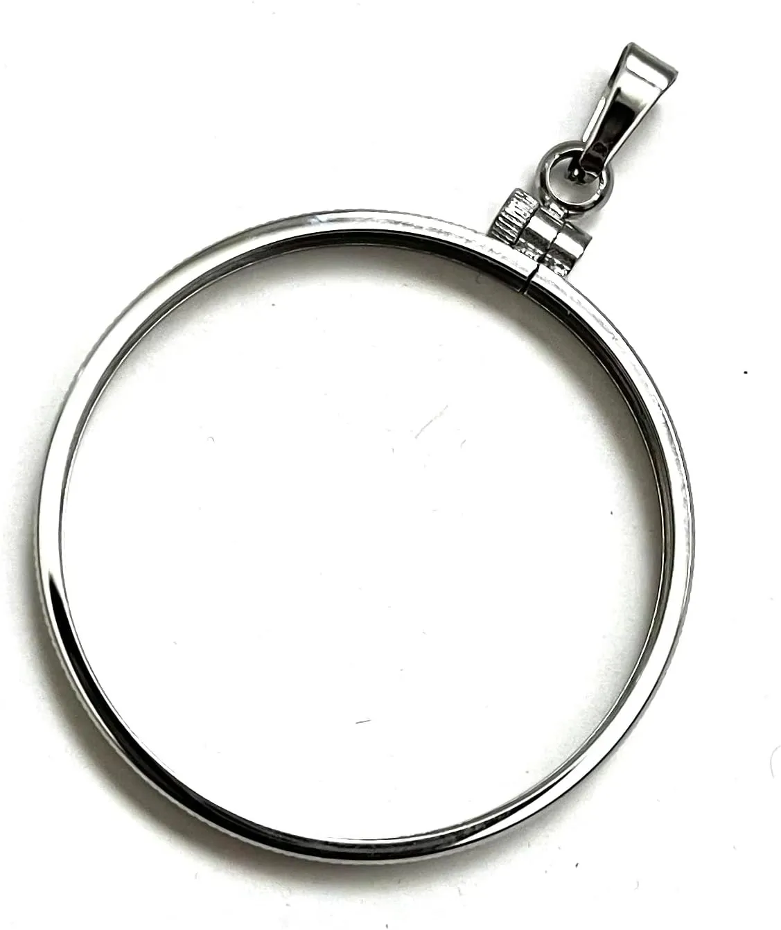 Stainless steel Coin Bezels For 38mm Silver Dollars Morgan, Peace, Ike, Coin (Will not tarnish)