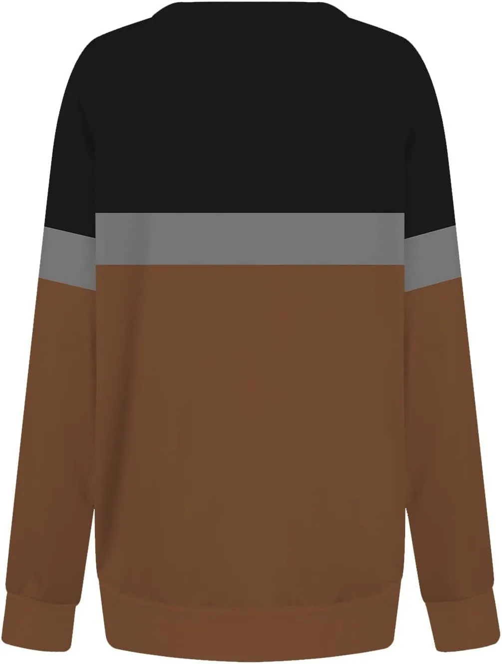 Sweatshirts For Women 2024 Fall Crewneck Striped Tunic Tops Casual Long Sleeve Shirts Trendy Pullover Outfits
