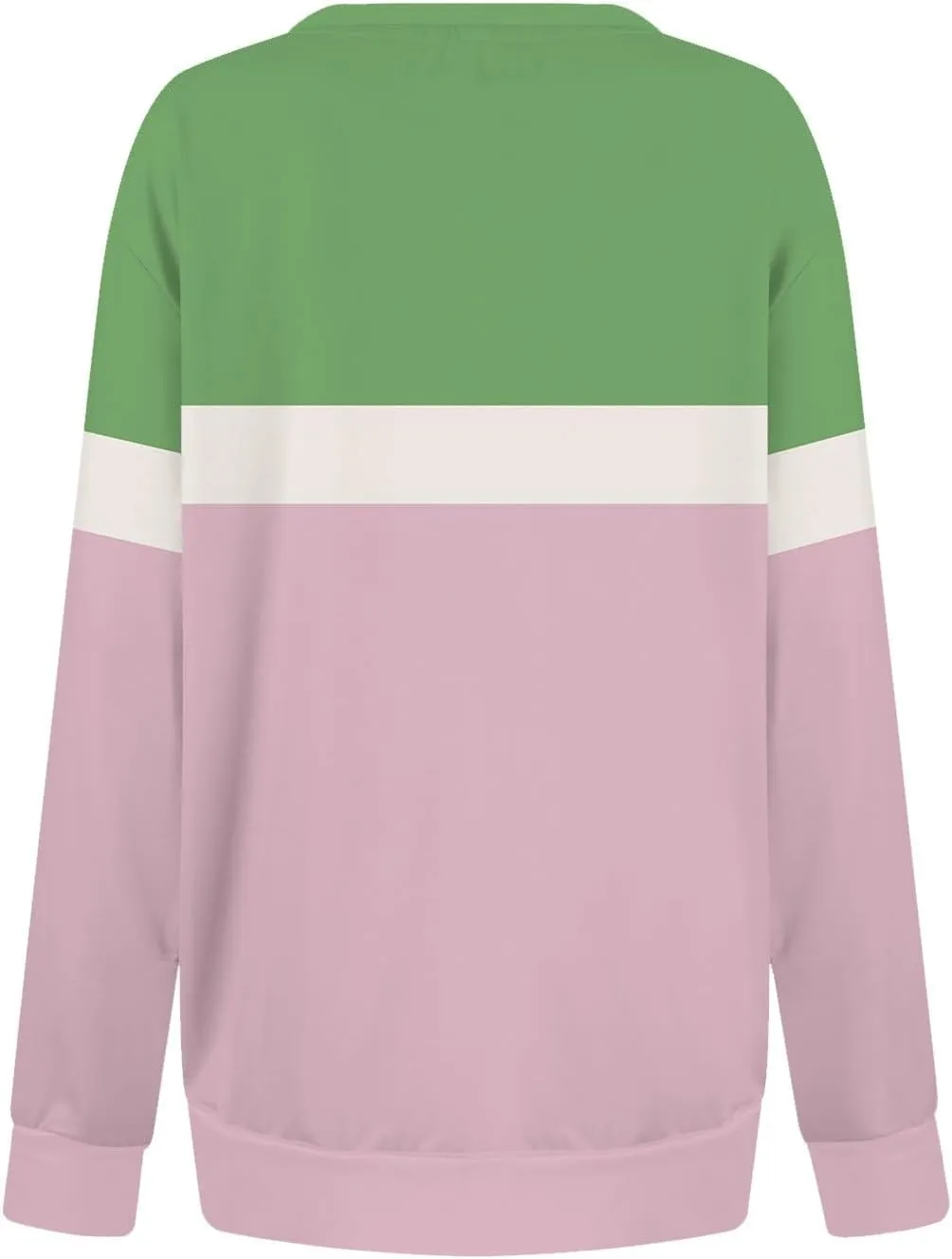 Sweatshirts For Women 2024 Fall Crewneck Striped Tunic Tops Casual Long Sleeve Shirts Trendy Pullover Outfits
