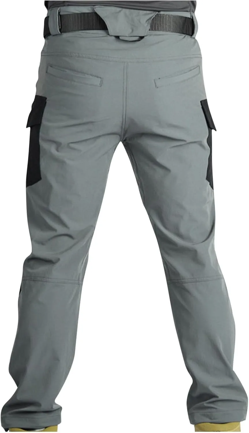 Tactical Pants for Men Stretch Cargo Pants Military Work Pants Outdoor Activity Hiking Pants with Multi Pockets