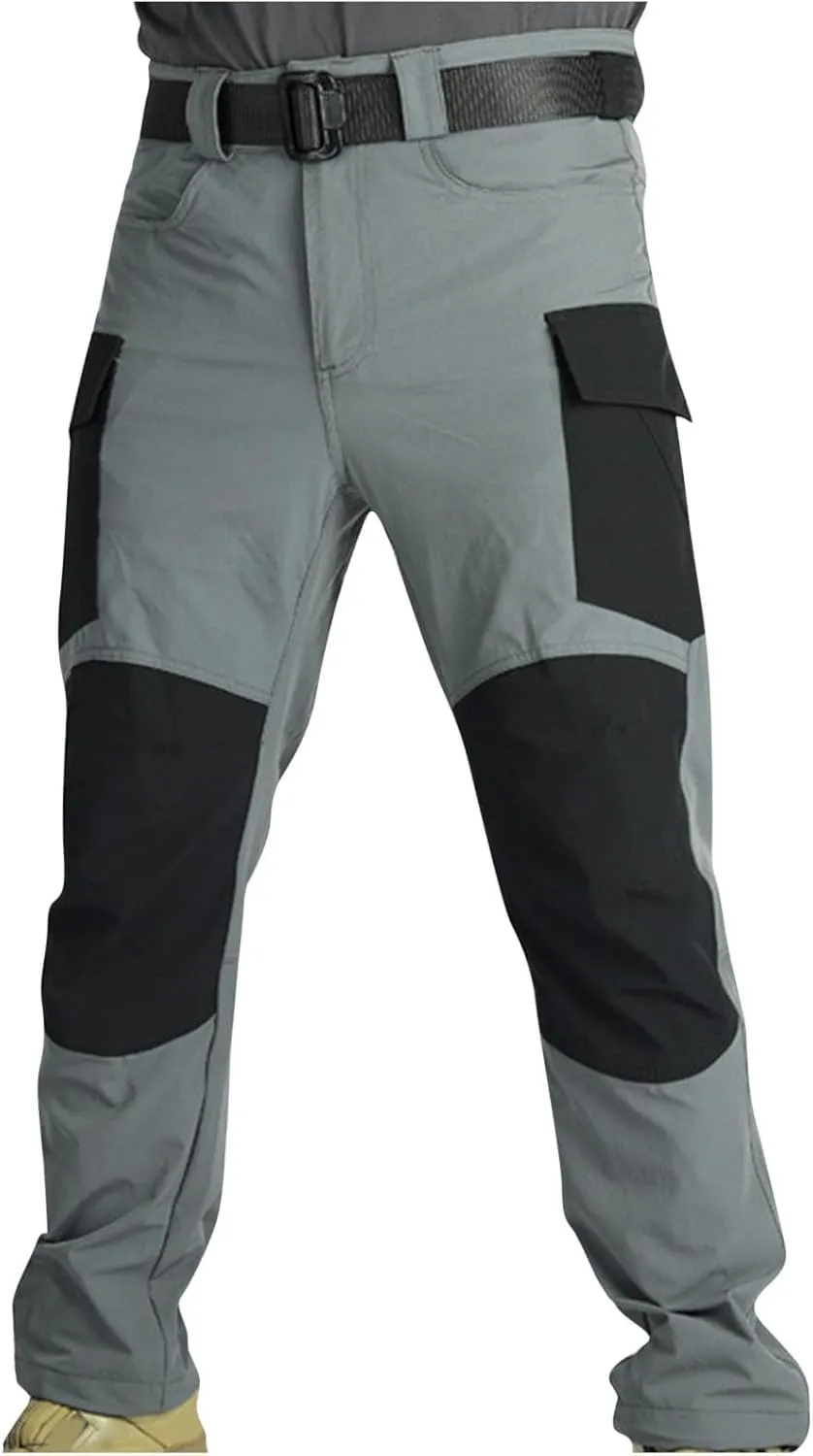 Tactical Pants for Men Stretch Cargo Pants Military Work Pants Outdoor Activity Hiking Pants with Multi Pockets