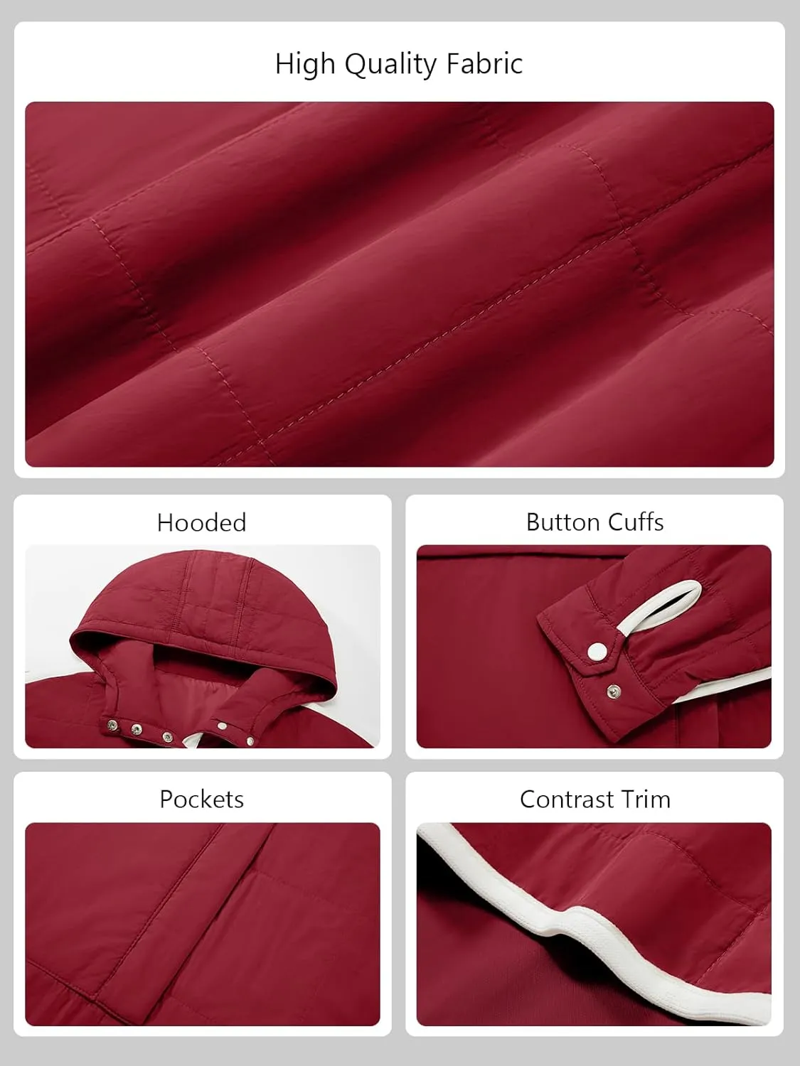 Tankaneo Womens Oversized Puffer Pullover Jacket Quilted Color Block Puffy Hooded Coat Fall Hoodies Outerwear with Pockets