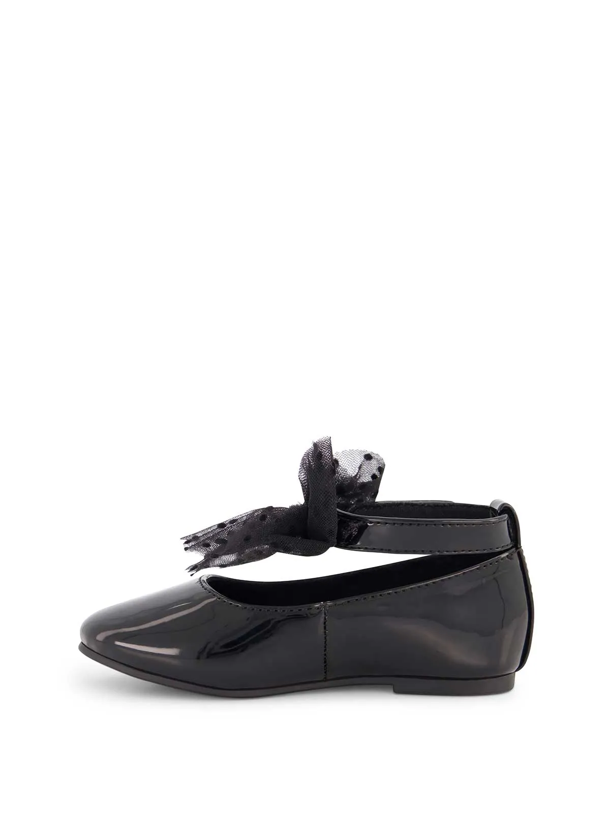 Toddler Amy Tulle Ballet Flat in Black