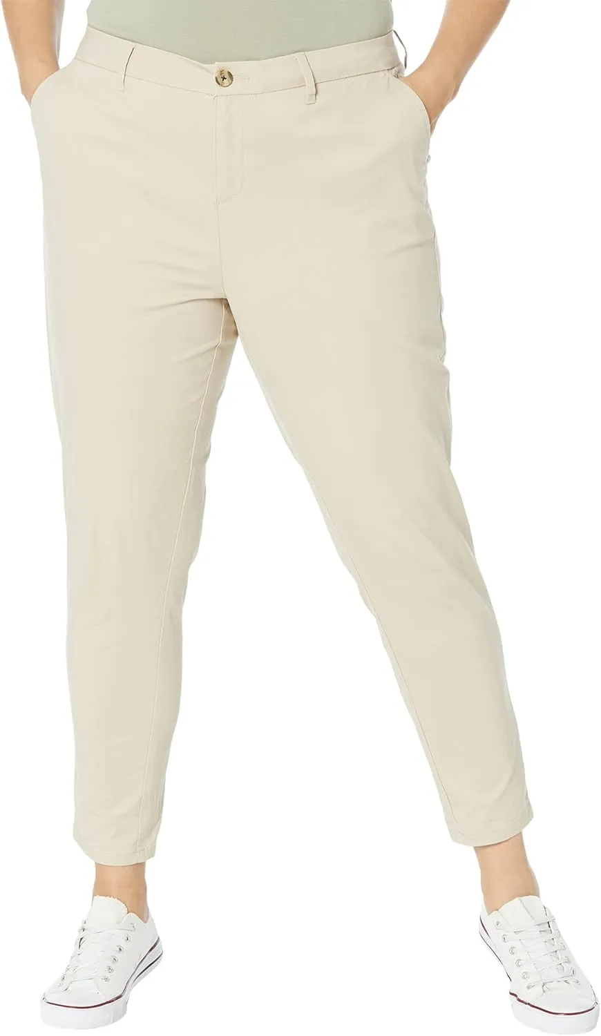 Tommy Hilfiger Relaxed Fit Hampton Chino Pant Standard and Plus Size Women's