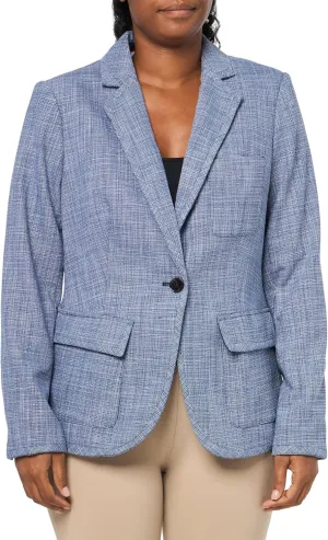 Tommy Hilfiger Women's Jacket Single Button Printed Sportswear
