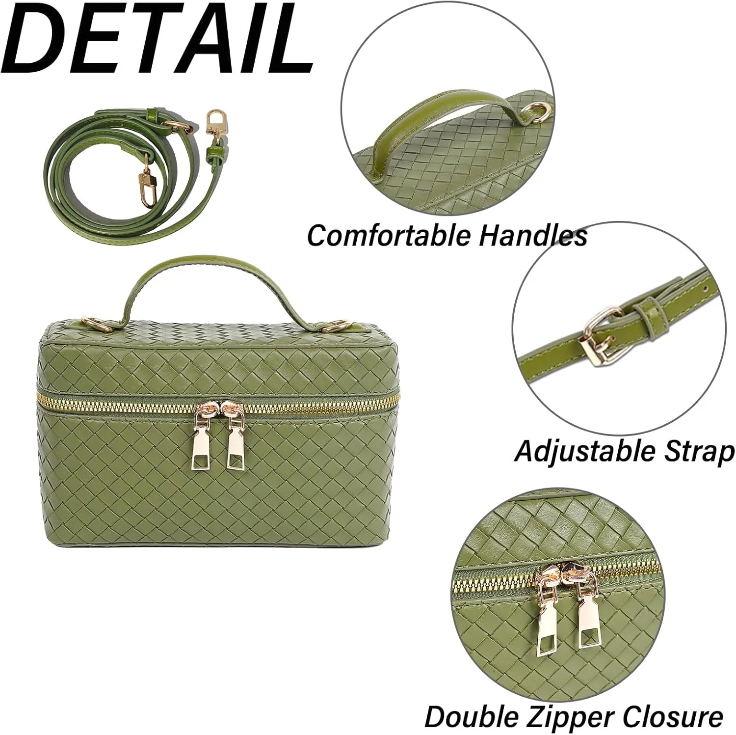 Trendy Shoulder Bags for Women Mini L19 Square Box Satchel Bag Cute PU Leather Crossbody Purse with Adjustable Strap