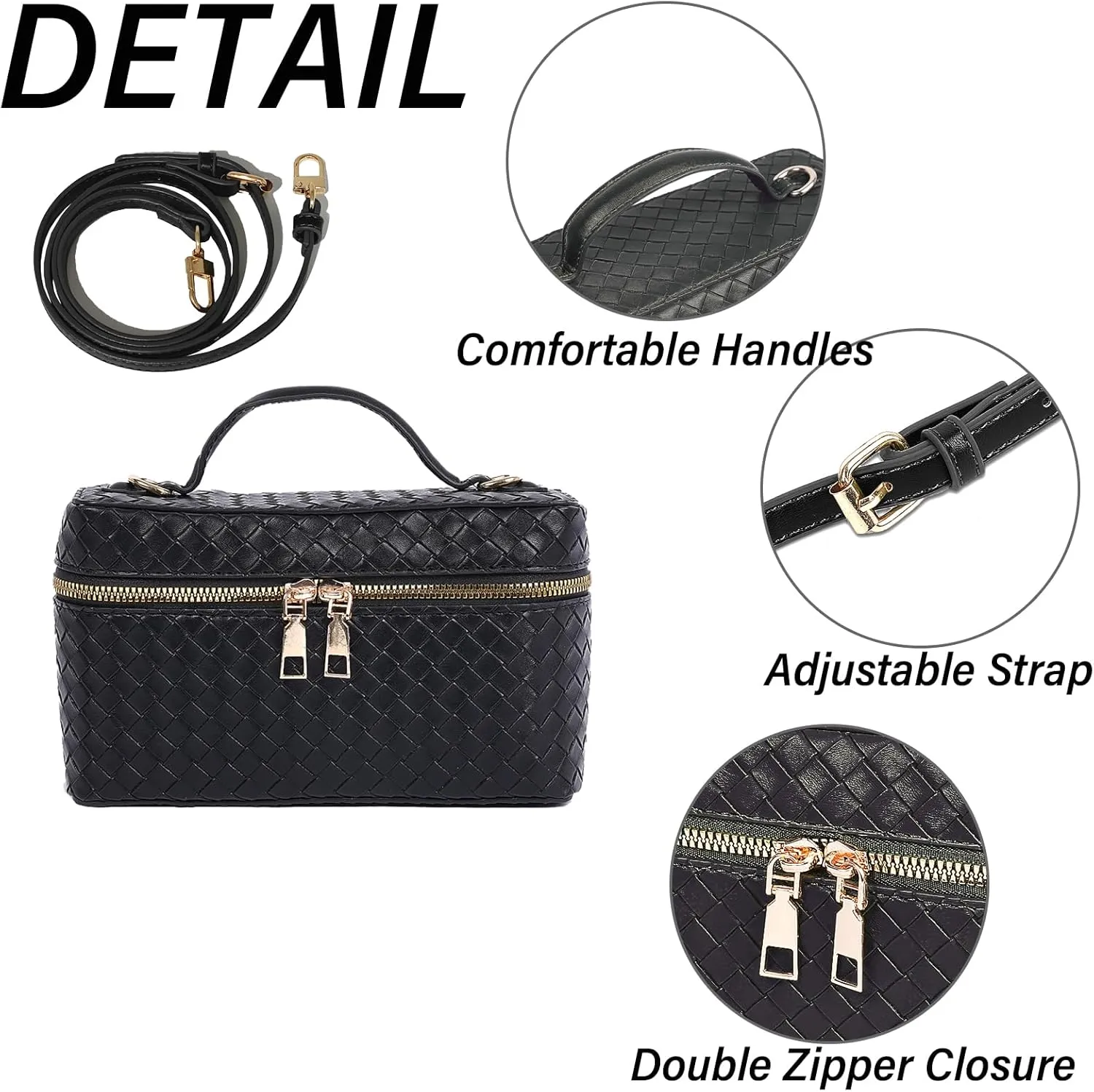 Trendy Shoulder Bags for Women Mini L19 Square Box Satchel Bag Cute PU Leather Crossbody Purse with Adjustable Strap