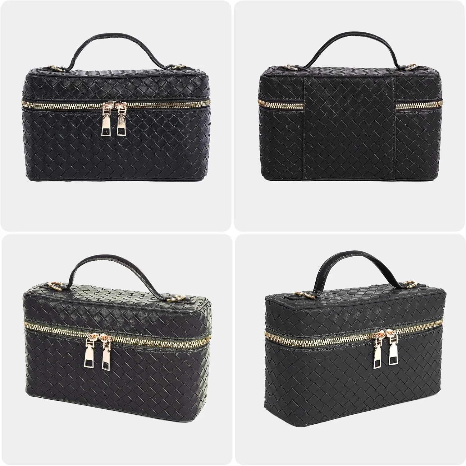Trendy Shoulder Bags for Women Mini L19 Square Box Satchel Bag Cute PU Leather Crossbody Purse with Adjustable Strap