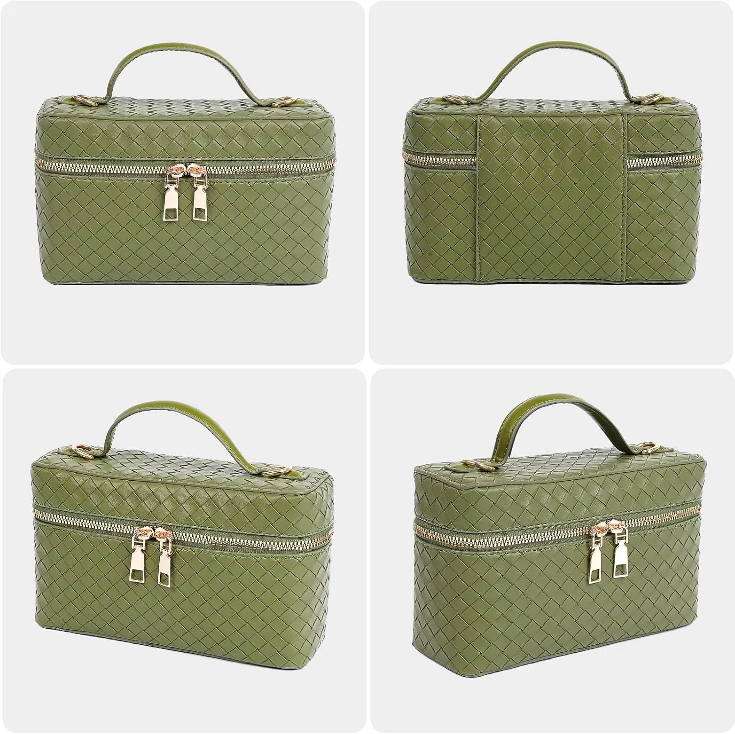 Trendy Shoulder Bags for Women Mini L19 Square Box Satchel Bag Cute PU Leather Crossbody Purse with Adjustable Strap