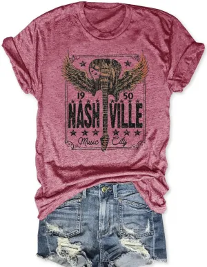 Try That in A Small Town Shirt Women Vintage Country Music T Shirts Rock Band Tees Short Sleeve Tops